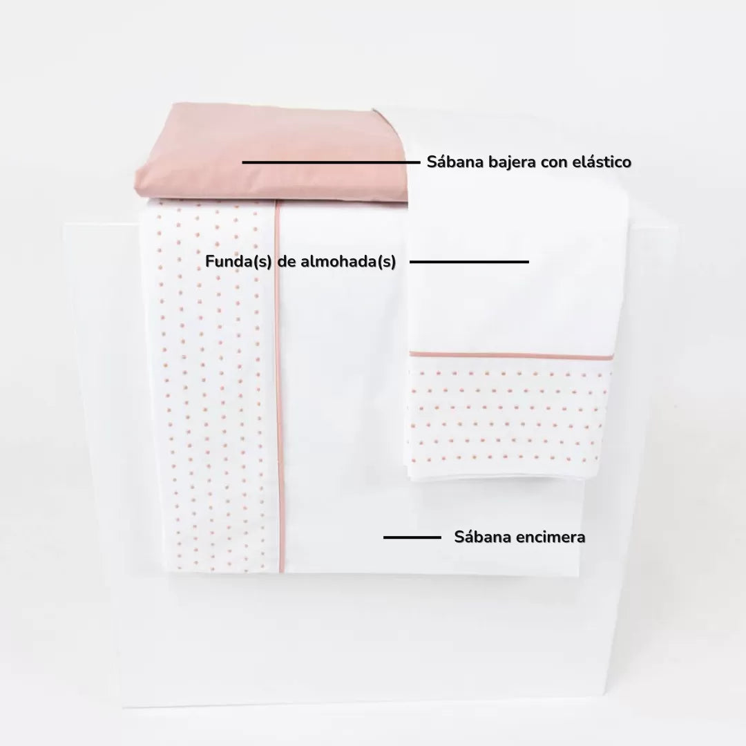 Sábanas Bodoques Rosa
