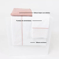 Sábanas Bodoques Rosa