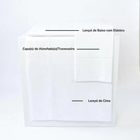 Sábanas Blancas con Bordado