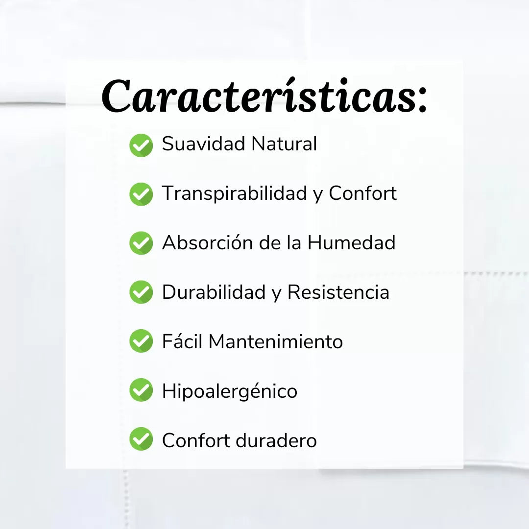 Sábanas Blancas con Bordado
