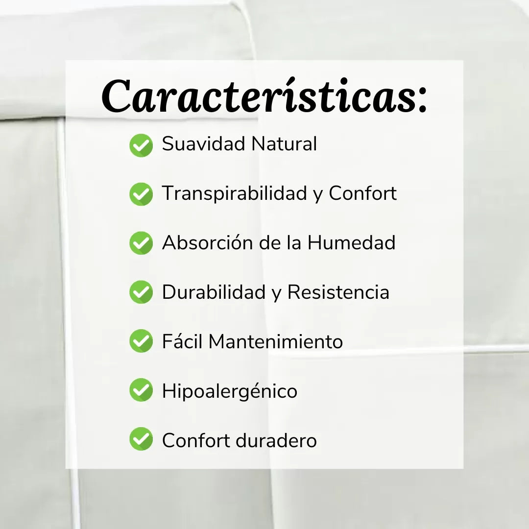 Sábanas de algodón topo