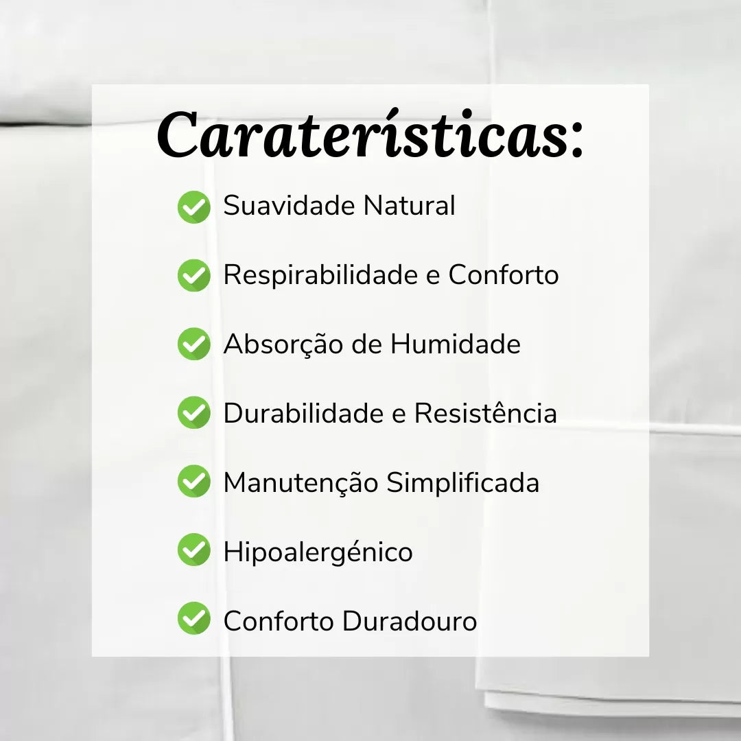 Sábanas de Algodón Gris