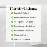 Sábanas de Algodón Gris