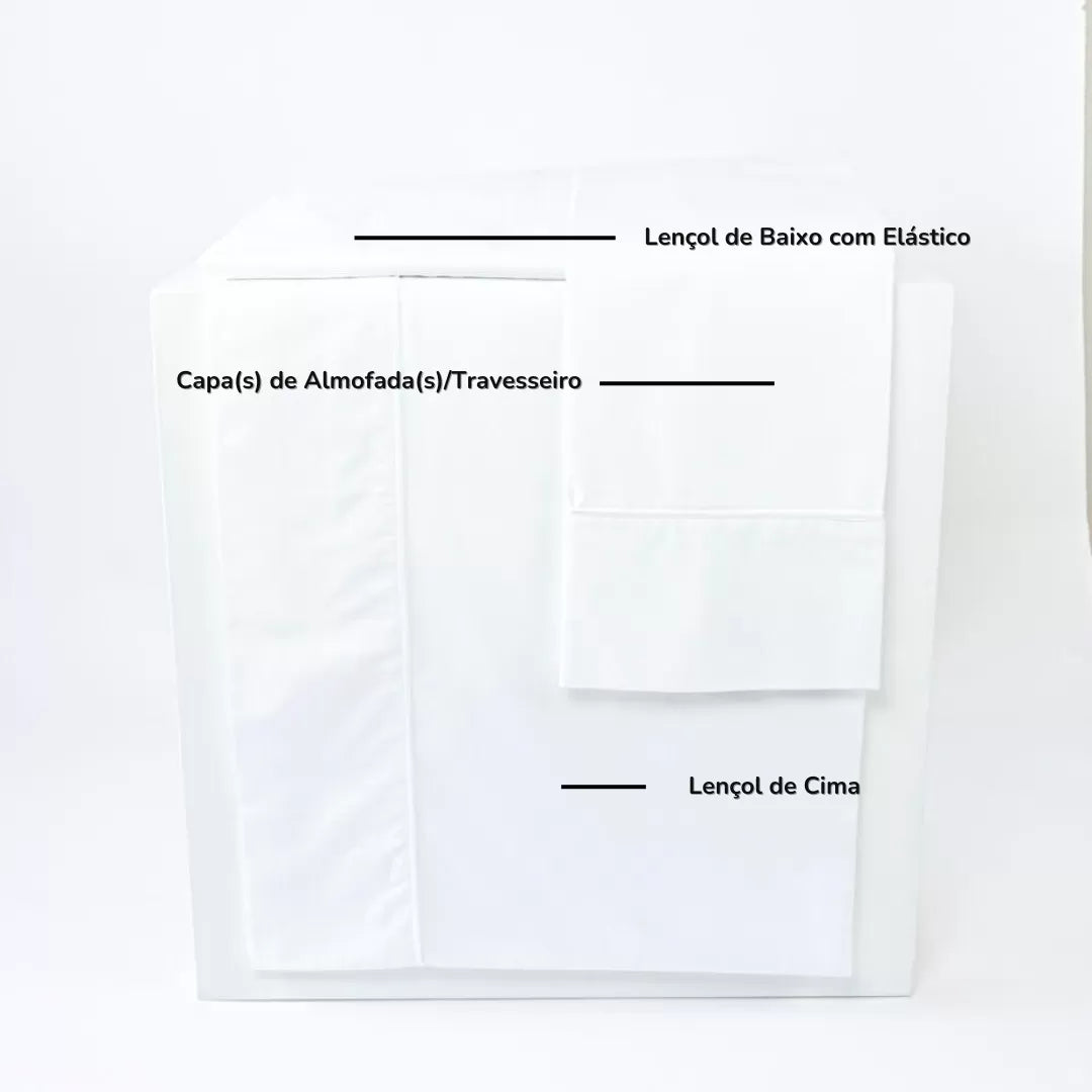 Sábanas Blancas de Algodón