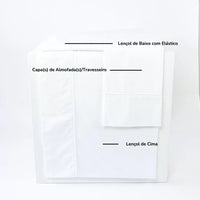 Sábanas Blancas de Algodón