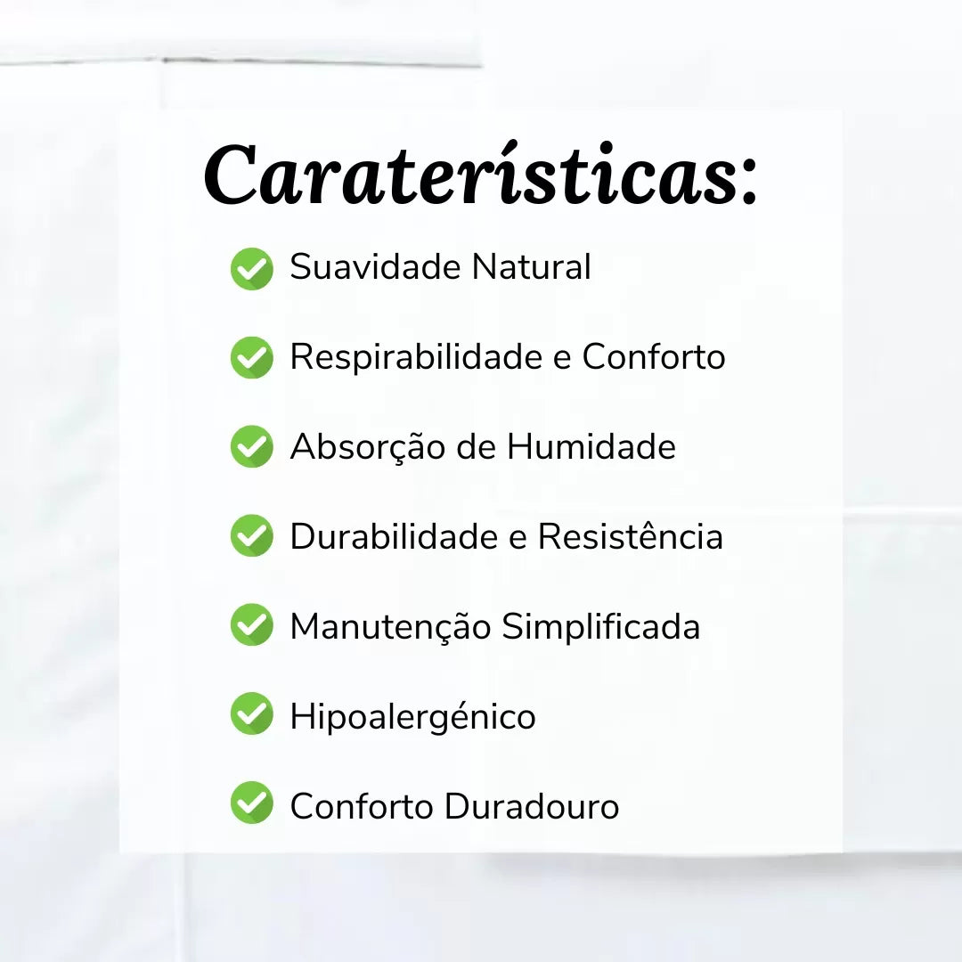 Sábanas Blancas de Algodón