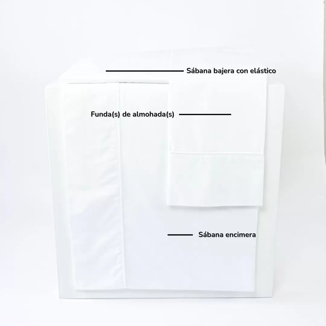 Sábanas Blancas de Algodón