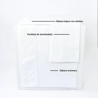 Sábanas Blancas de Algodón