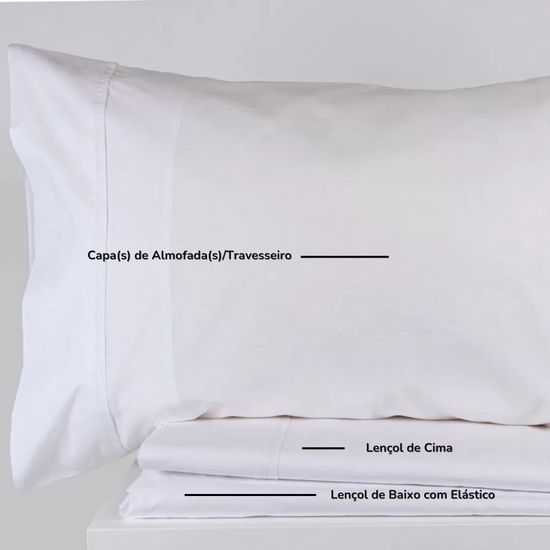 Sábanas de Algodón Blancas