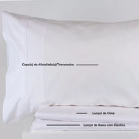 Sábanas de Algodón Blancas