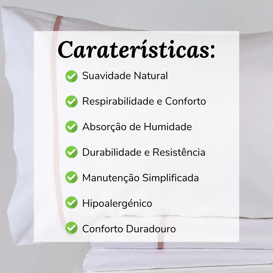 Sábanas de Algodón Rosa