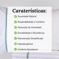 Lençóis Verde de Algodão