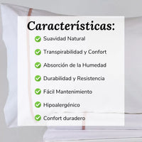 Sábanas de Algodón Rosa