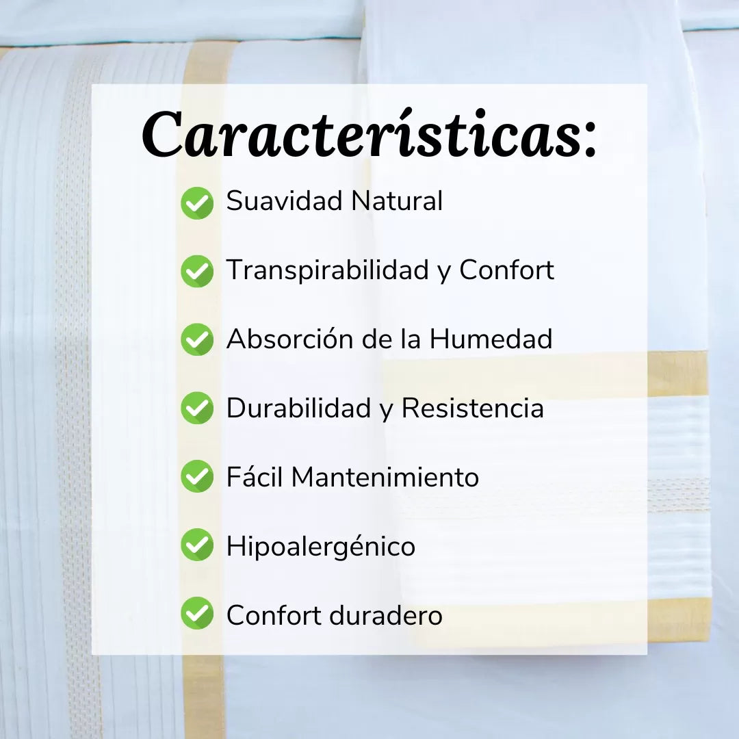Sábanas de algodón Mostaza
