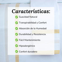 Sábanas de algodón Mostaza
