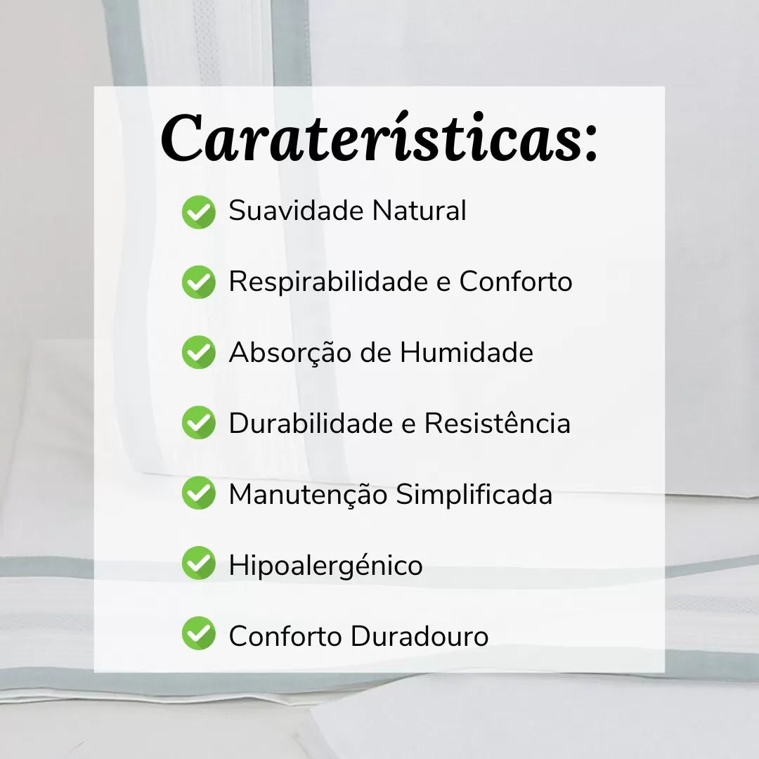 Sábanas de Algodón Verde Agua