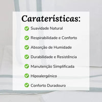 Sábanas de Algodón Verde Agua