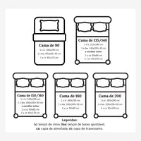 Sábanas de Algodón Marrón
