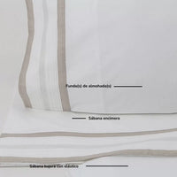 Sábanas de Algodón Marrón