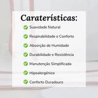 Sábanas de Algodón Rosa