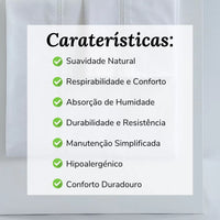 Lençóis Bordados Brancos