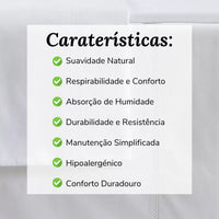 Lençóis Brancos Bordados