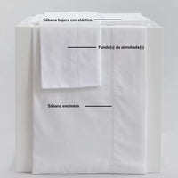 Sábanas Blancas Bordadas