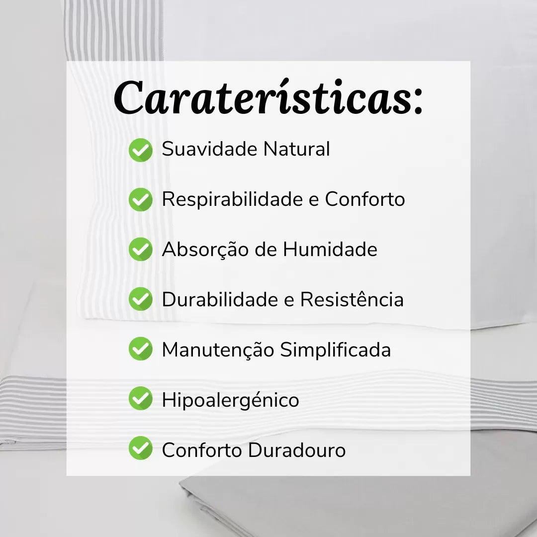 Sábanas Rayas Gris