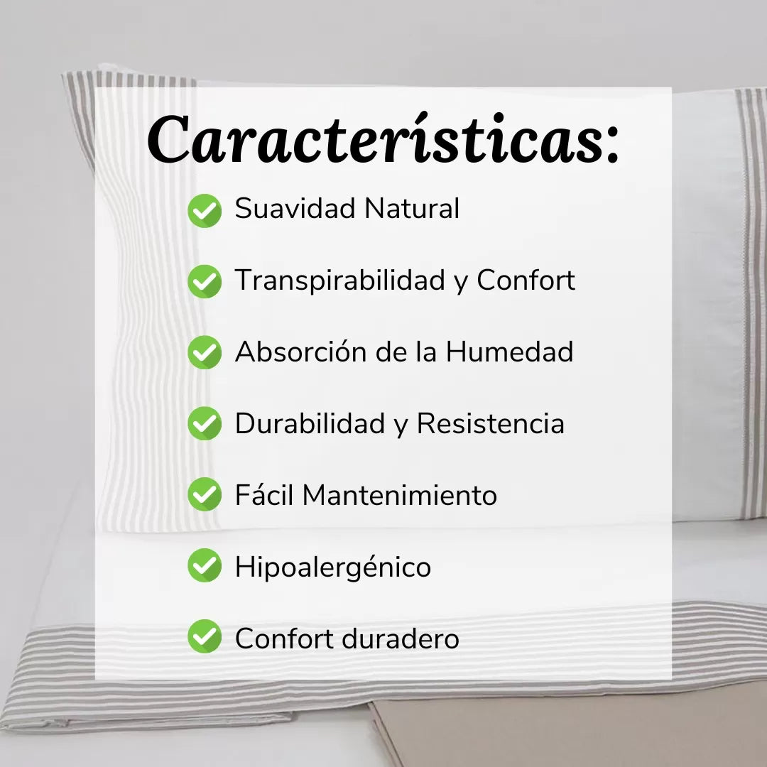 Sábanas Rayas Marrón