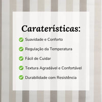 Capa de Edredón Riscas Cinzentas