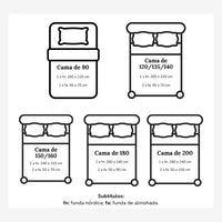 Funda Nórdica Rayas