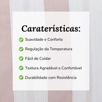 Funda Nórdica Rayas Rosa