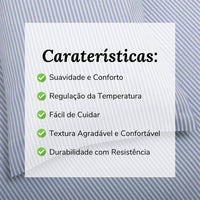 Capa de Edredón Riscas Azul