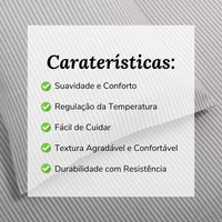 Funda Nórdica Rayas Grises