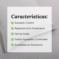 Funda Nórdica Rayas Grises