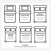 Funda Nórdica Waffle Gris