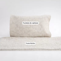 Funda Nórdica Waffle Lino