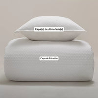 Capa de Edredón Bolas Branco