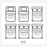 Colcha Lunares Gris Reversible