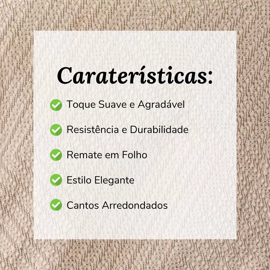 Colcha com Folho Camel