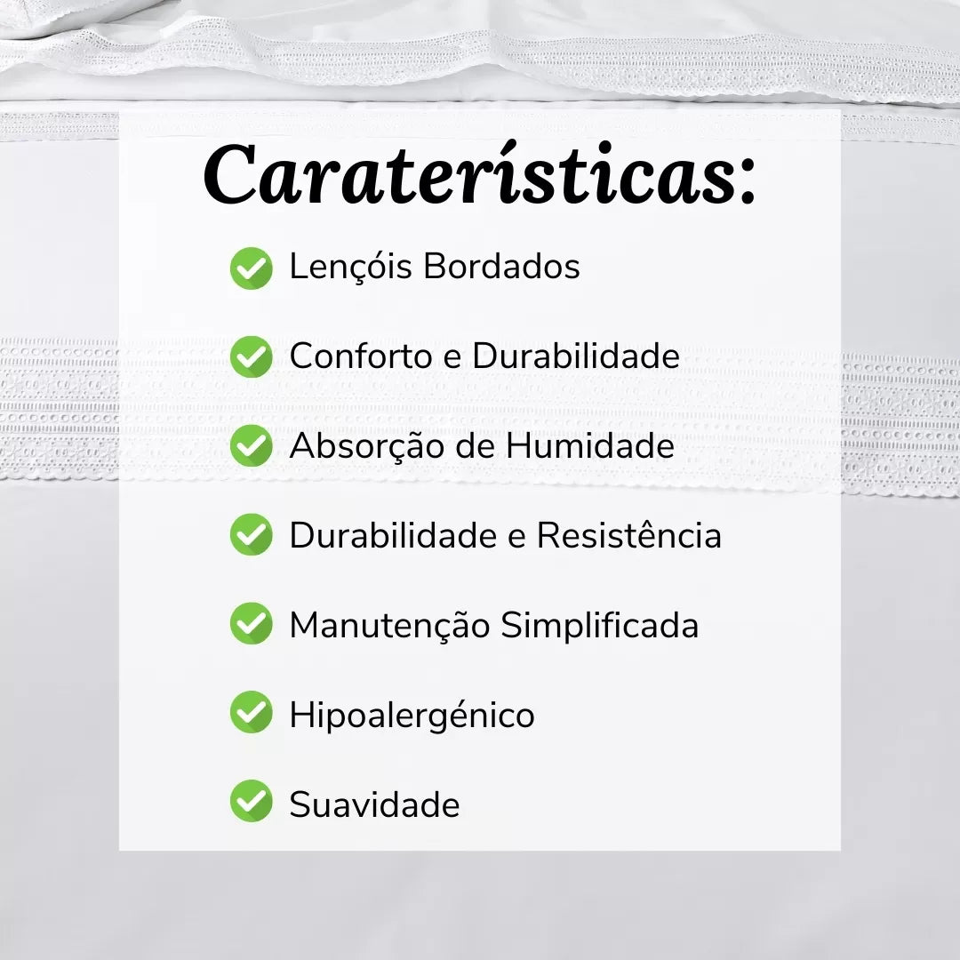 Sábanas Bordadas de 1000 Hilos