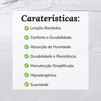 Sábanas Bordadas de 200 Hilos