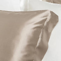 Fronha de Almofada 100% Seda Natural Bronze