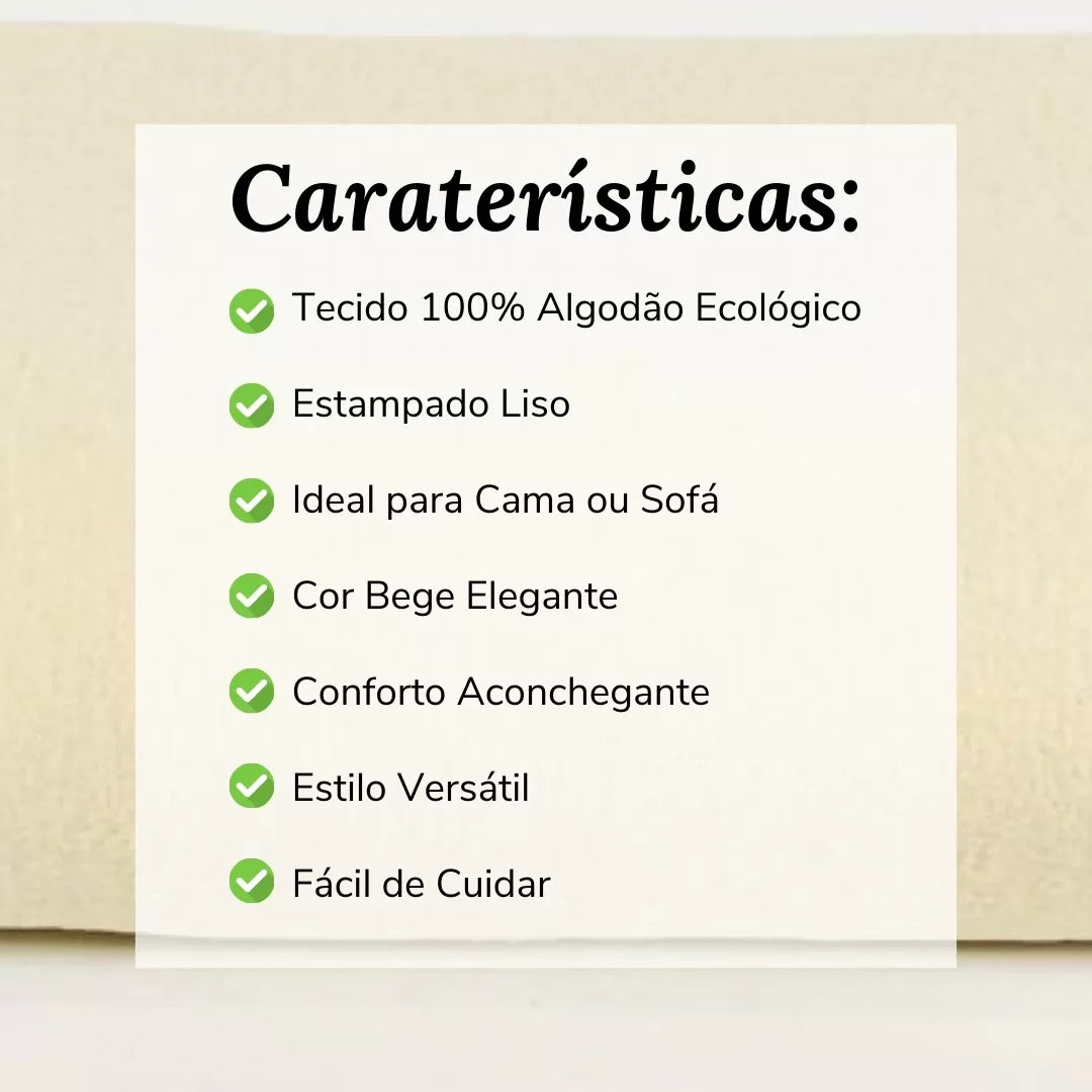 Manta Ecológico Beige