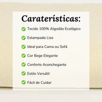 Manta Ecológico Beige
