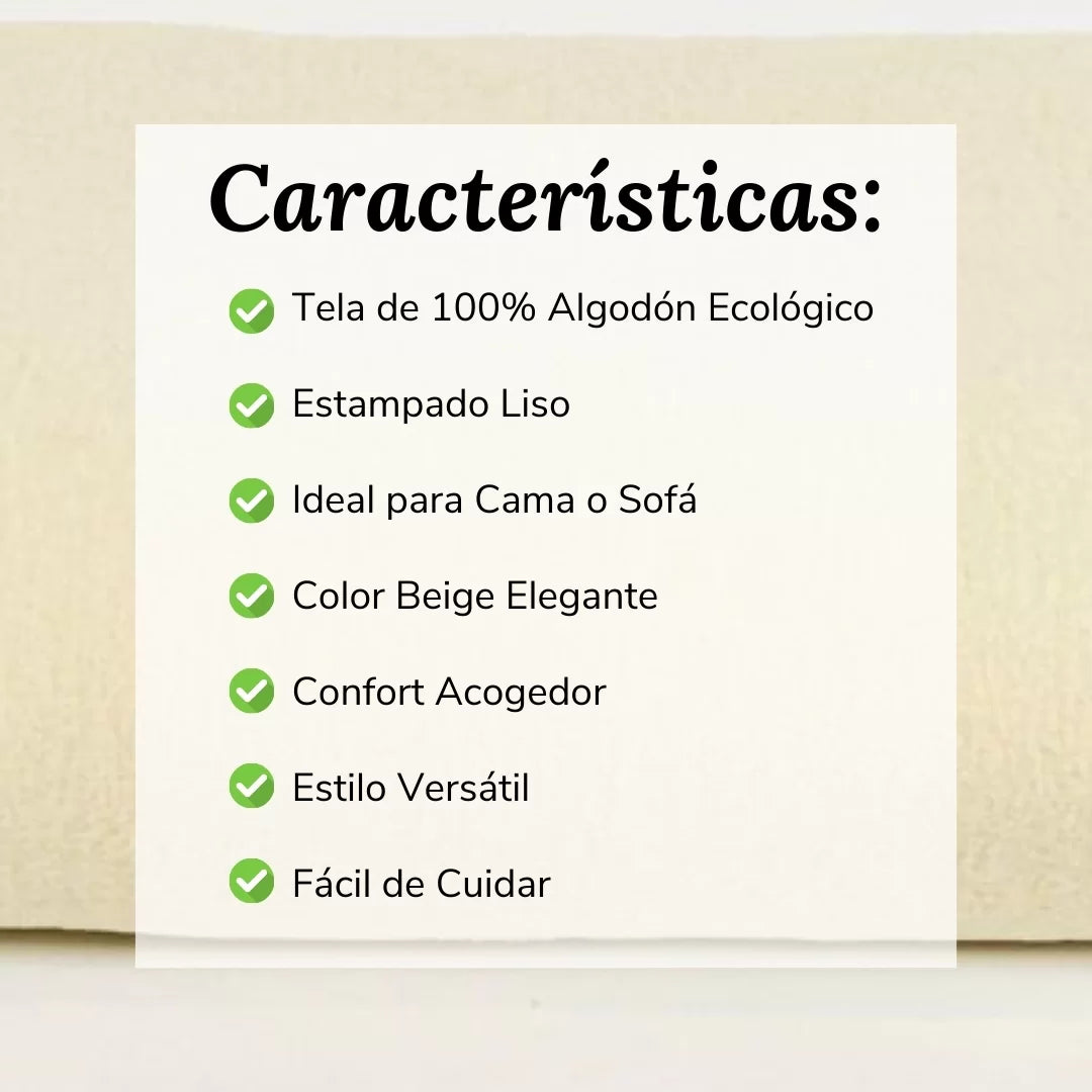 Manta Ecológico Beige