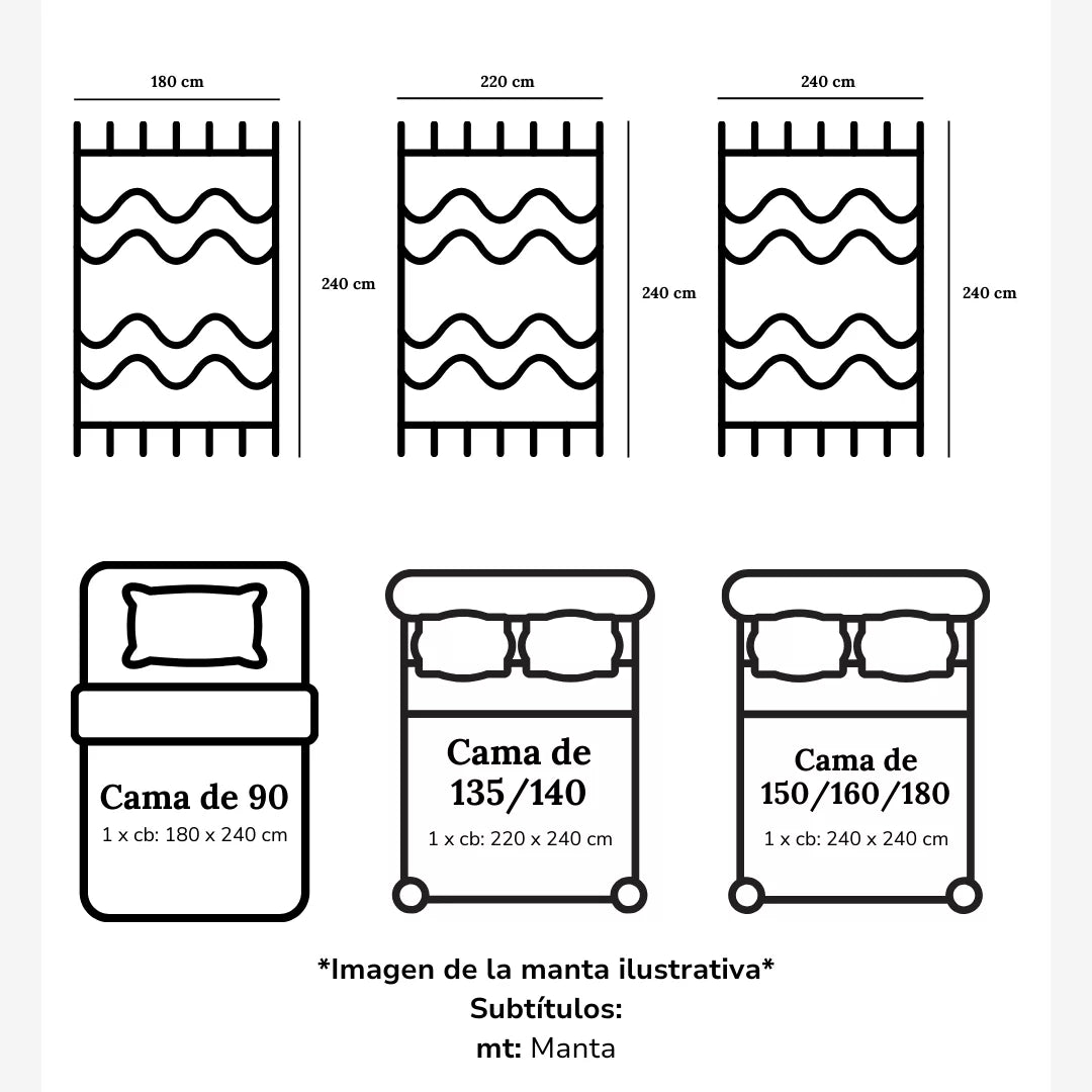 Manta Ecológico Beige