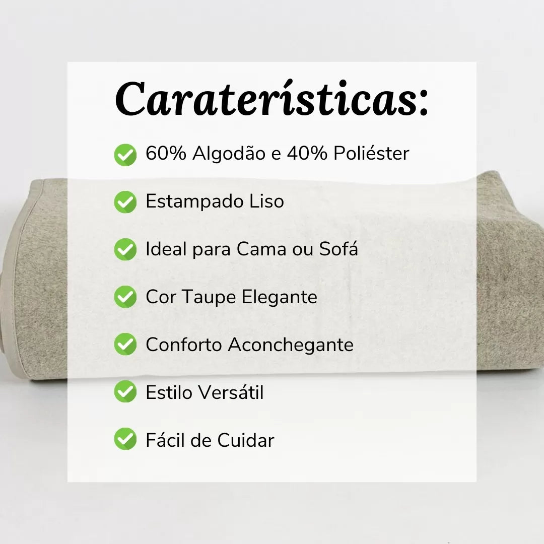 Cobertor Piumone Taupe