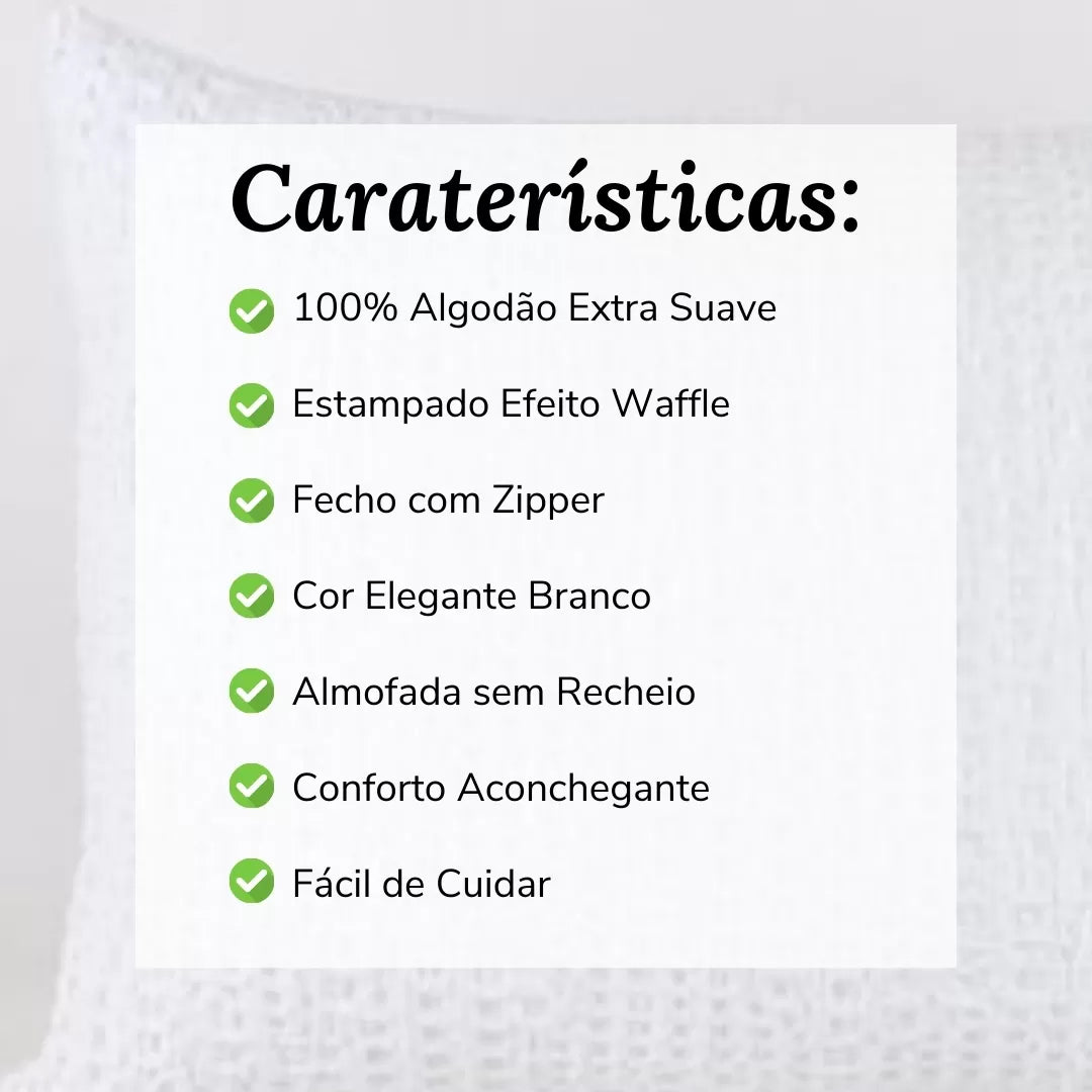 Almofada Decorativa Tana Branco