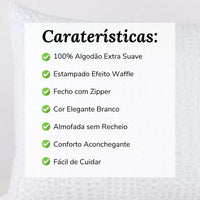 Almofada Decorativa Tana Branco